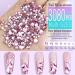 Dowarm Flatback Glass Crystal Rhinestones for Nails Multi 3D Shapes Crystals Nail Art Rhinestone Set (Light Pink) - Buy Online on GoSupps.com