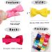 50 Pairs Baby Girls Fully Lined Hair Pins - Tiny 2 Hair Bows - 25 Colors - Alligator Clips for Infants and Toddlers - Buy Online on GoSupps.com