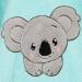 Shop Morning Star Badeponcho: 100% Cotton Oeko-Tex Hooded Baby Bath Towel for Girls & Boys (1-3 Years) - Turquoise Koala - Buy Online on GoSupps.com