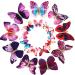 18 pieces butterfly hair clips glitter hair clips butterfly snaps hair clips for young women hair accessories (elegant styles)