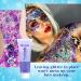 Purple Body Glitter Gel - 50ml Festival Makeup & Accessory for Parties | Glitzer Face Nails & Lips - Buy Online on GoSupps.com