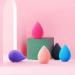 Hygea Beauty Makeup Sponge Set of 5 - Non Latex Teardrop Blending Sponges for Cream, Powder, and Liquid Makeup - Multicolor - Buy Online on GoSupps.com
