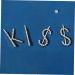 HONMEET 1 Set Kiss Hairpin Letters Bobby Hair Jewelry Metal Hair Claw Hair Clips for Women Hair Accessories Hair Pin Rhinestone Hair Crystal Bobby Rhinestones Hair Piece Child Girl - Buy Online on GoSupps.com