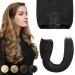 YAMEL hair extension human hair invisible human hair fish line human hair extensions human hair natural black 51 cm