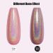 Holographic Pink Nail Polish - Magic Rainbow Effect Glitter Nail Polish - Laser Gorgeous Glossy Nail Varnish - Light Purple Shining Sparkling for Four Seasons Salon Nail Art Diy Home - Buy Online on GoSupps.com