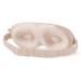 Fishers Finery 25 Momme 100% Organic Mulberry Silk 3D Sleep Mask - Contoured Travel Eye Mask Soft Cooling Zero Eye Pressure - New and Improved Style (Taupe)