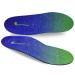 Correct-Position Orthotic Insole Arch SupportFor Insole Plantar FasciitisInsole for OverPronation Flat Feet Metatarsalgia Heel Pain Insoles for Men and Women Blue(12-12.5 (31-31.5CM)) 12-12.5 (31-31.5CM) Blue