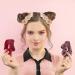 24-Piece Blush Velvet Hair Scrunchies Set with Drawstring Bag - Soft Elastic Hair Bands for Girls and Women | Perfect for Theme Parties and Everyday Use - Buy Online on GoSupps.com