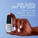 OPI Nail Lacquer Top Coat - Fast Drying Chip Resistant Clear Nail Polish | High Shine & Nail Protection | RapiDry Formula - Buy Online on GoSupps.com