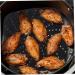 Alipis 2pcs Silicone Fryer Cushion with Home Reusable Mats Raised Air Accessories Liner for Mat Non-Stick Black 20X20X1CM - Buy Online on GoSupps.com