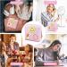 Preppy Patch Period Bag for Teen Girls | PU Leather Sanitary Napkin Storage Pouch with Zipper | Menstrual Cup & Tampon Organizer in Pink - Buy Online on GoSupps.com