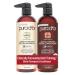 PURA D'OR Professional Grade Anti-Thinning Biotin Shampoo & Conditioner Set For Thinning Hair, Clinically Proven Hair Care 2X Concentrated DHT Blocker Hair Thickening Products For Women & Men 16oz x 2
