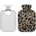 Heat Bottles with Leopard Cover - 2L Warming Bag for Pain Relief & Sore Muscles | Arthritis Comfort - Buy Online on GoSupps.com