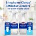 Clorox Bathroom Foamer Refill Cartridge - Fresh Scent 2-Pack for Reusable Spray Bottle | Eco-Friendly Household Essentials - Buy Online on GoSupps.com