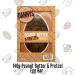 Danny's Easter Chocolate - Large Chunky 140g Peanut Butter & Pretzel Egg Bar - Buy Online on GoSupps.com