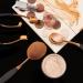 Beauty Kate 5-Piece Oval Makeup Brushes Set - Professional Toothbrush Design for Foundation, Contour, Concealer, Eyeliner Blending - Rose Gold Black - Style 5 - Buy Online on GoSupps.com