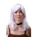 WIG ME UP YZF-7325-1001 Wig Ladies Cosplay Pink-Gray-Mix Dark Grey Light Pink Medium Length Curly