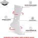 Doctor Approved Diabetic Ankle Socks | Extra Wide Cotton Quarter Socks for Big & Tall Men and Women - Size 13-15 (White) - Buy Online on GoSupps.com