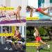 Haquno Resistance Bands Set - 3 Non-Slip Hip Straps for Pilates Yoga & Strength Training | Strong Stretching & 4 Resistance Levels - Buy Online on GoSupps.com