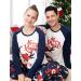 PatPat Family Matching Christmas Pajamas Set - Tree Snowflake & Letters Print, Long-sleeve Sleepwear, Baby 3-6 Months - Dark Blue - Buy Online on GoSupps.com