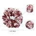 YOHAMA 6 Inch Oversize Scrunchies - Pack of 3 Large Hair Accessories for Girls & Women - Leaf Print Ponytail Holders - Extra Large Hairbands - Bun Birthday Gifts - (3 colors) D-Maple Leaf - Buy Online on GoSupps.com