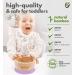 bamboo bamboo Baby and Toddler Suction Bowl Set for Feeding and Weaning | Outstanding Suction | Bamboo Baby Suction Bowls with Matching Spoon Set from 6 Months Lilac - Buy Online on GoSupps.com