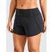 CRZ YOGA Women's High Waisted 4'' Workout Shorts - Lightweight Athletic Running Shorts in Black - Buy Online on GoSupps.com
