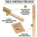 IGOERA Premium Boulder Brush - Cherry Wood Climbing Brush for Cleaning Holds & Ledges | Best Climbing Equipment - Buy Online on GoSupps.com