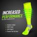 CFA V1 Compression Socks for Men & Women - Ideal for Running Gym Cycling | Sustainable Danish Design in Yellow - Buy Online on GoSupps.com