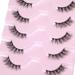 Natural Half Eyelashes | Lvmixwig Cat Eye Wispy Short False Lashes for a Flawless Look - Buy Online on GoSupps.com