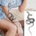 Realistic Snake Temporary Tattoos - Set of 10 | 3D Tribal Cobra Mamba Viper Design | Adult & Kids Fake Sticker Tattoos - Buy Online on GoSupps.com