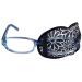 Universal Black Flowers Cotton Eye Patch for Kids | Comfortable & Stylish Child Eye Patches - Shop Internationally - Buy Online on GoSupps.com
