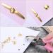 100PCS Brass Brads Round Fasteners for Crafts and Scrapbooking - Buy Online on GoSupps.com