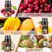 Aeshory Fruity Essential Oil Set - 6 x 10ml Natural Aromatherapy Fragrance Gift Set for Diffusers - Strawberry Blueberry Cherry Coconut Watermelon Mango - Buy Online on GoSupps.com