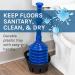 JS Jackson Supplies Blue Bellows Accordion Toilet Plunger with Black Storage Tray - Buy Online on GoSupps.com