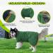 Dog Drying Coat Bathrobe Towel Microfibre Material Fast Drying Super Absorbent Dog Bath Robe Pet Quick Drying Moisture Absorbing with Adjustable Collar and Waist (Green Large) Large CS-Green - Buy Online on GoSupps.com