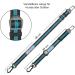 Kurgo Belt Lock Dog Belt for Car - Tru-Fit Harness Compatible Adjustable 38-56 cm Blue Rotating Carabiner - Single Pack - Buy Online on GoSupps.com