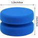 Aodaer 6 Pack Sponge Applicator Set with Mesh Bag - Blue Paint Detail Sponge for Art Crafts and Car Waxing | 3.1 Inches - Buy Online on GoSupps.com