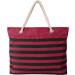 Arizona Cardinals Nautical Stripe Tote Beach Bag - Official NFL Team Logo | Team Color - Buy Online on GoSupps.com