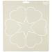 Quilting Creations Ring of Hearts Quilt Stencil  8