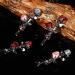 Crystal Vintage Flower Hair Clip Set - Rhinestone Pearl Hair Jewelry for Women, Wedding Hair Accessories - Red and Pink Flower Barrettes - Buy Online on GoSupps.com