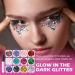 Face Glitter Makeup Body and Hair Glitter | 12 Colours Face Glitter Festive Makeup 10ml with Quick Drying Glue Women's Accessories for Pub Concerts - Buy Online on GoSupps.com