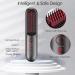 JMFONE Cordless Mini Hair Straightener Brush - USB Rechargeable Travel Flat Iron & Hot Comb for Quick Heat - Ideal for Home & Outdoor Use - Red & Black - Buy Online on GoSupps.com