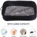 Beaupretty 6 StK Small Mesh Make-Up Bag - Portable Cosmetic Storage with Zip Pocket - Set of 3 Black - Perfect for International Shipping - Buy Online on GoSupps.com