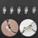 Kecung 25 Pairs Silicone Eyeglass Nose Pads Oval Push On - Buy Online on GoSupps.com