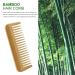 Bamboo Wide Tooth Comb for Natural Curly Hair | Hand-Polished Detangling Anti-Static Brush for Men and Women | 1PCS - Buy Online on GoSupps.com