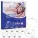 Anti Snoring Devices Snore Stopper with Adjustable Magnet Silicone Nose Clip Stop Snoring Effective to Relieve Snoring Snoring Solution Comfortable and Quieter Sleep Clear M Clear M