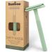 Metal Safety Razor | Mint Green | Plastic Free Safety Razor | Bambaw