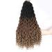 Karida 6 Packs 24 Curly Faux Locs Crochet Hair - Deep Wave Synthetic Braids (OM1B3027#) - Buy Online on GoSupps.com