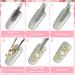 82 Pieces 3D Nail Charms - Bear, Heart, and Letter Rhinestone Nail Studs in Gold and Silver for Women and Girls DIY Nail Art - Buy Online on GoSupps.com